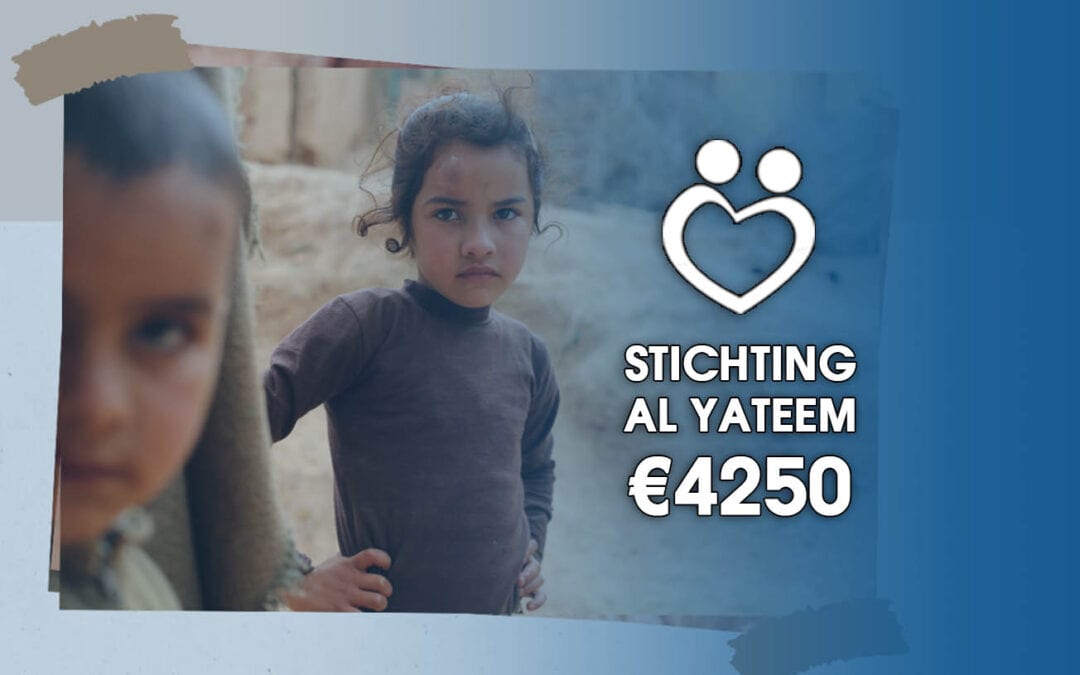 Donatie aan weeskinderen en dergelijke aan Stichting Al Yateem